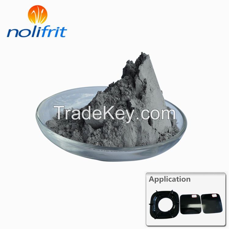 Black Electrostatic Powder Frit Glaze Coating Dry Spray for Oven Gas S