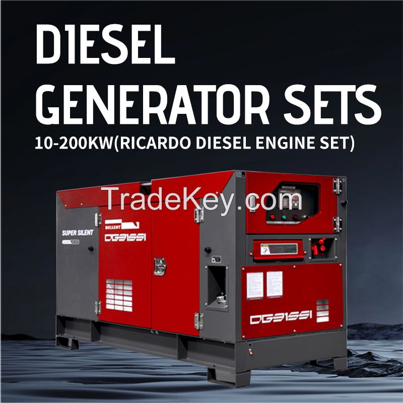 Diesel generator set (silent) 10-200KW(Ricardo diesel set)