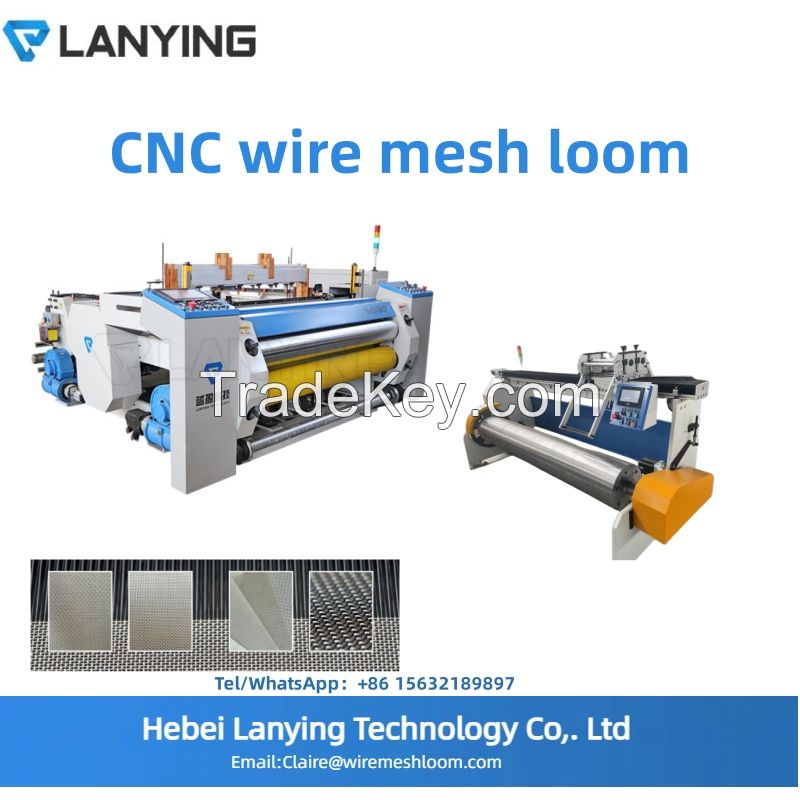 SG130 CNC wire mesh loom wire mesh weaving machine