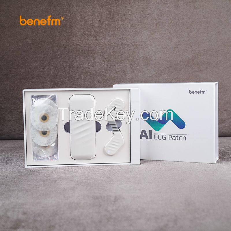 Benefm Single Lead Ai ECG Patch Recorder