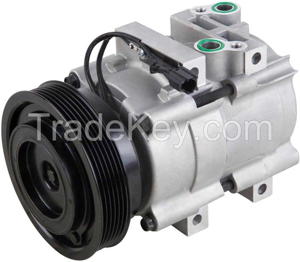 AC Compressor &amp; A/C Clutch For Hyundai Santa Fe 3.5L V6 2003 2004 2005 2006