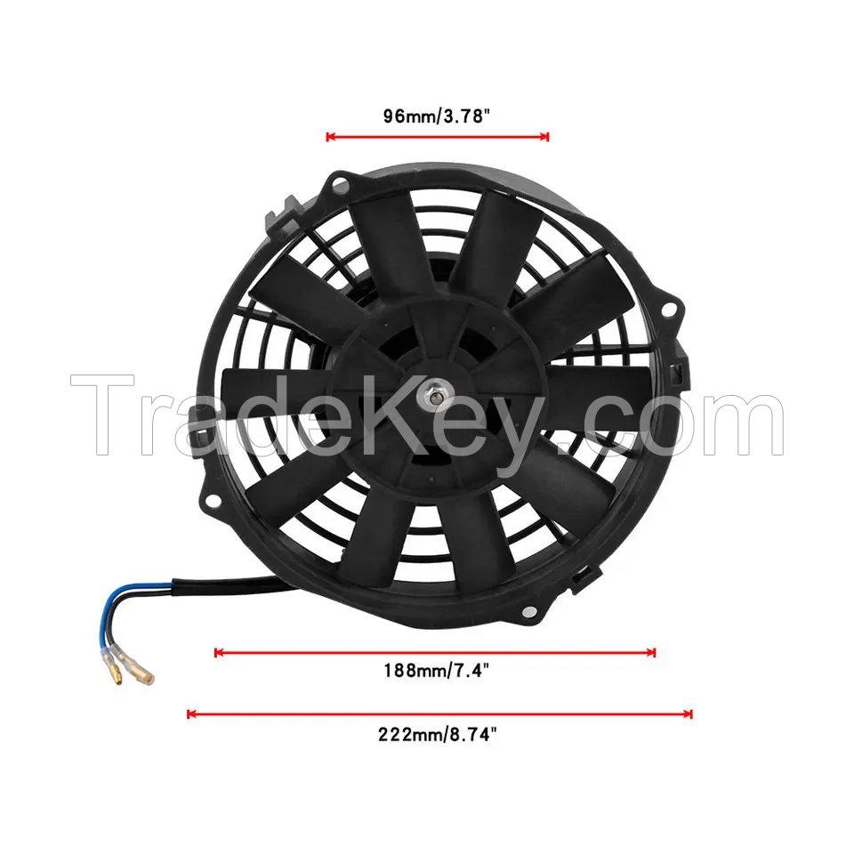 Radiator Fan Assembly with Controller for Ford Crown Victoria Lincoln Town Car 4.6L 6w1z8c607a