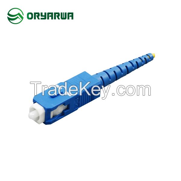 Round Boot 40mm SC Single Mode Fiber Connector 2.0mm UPC ODM OEM