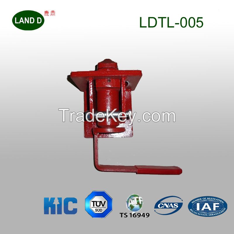 Welding or casting trailer twist lock container twist lock