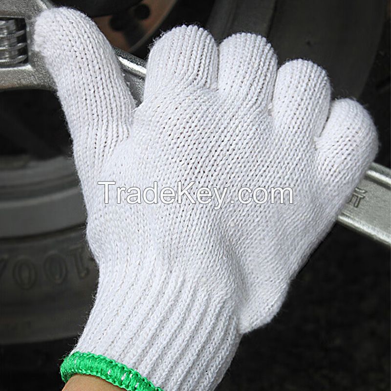 Cotton gloves work for protection