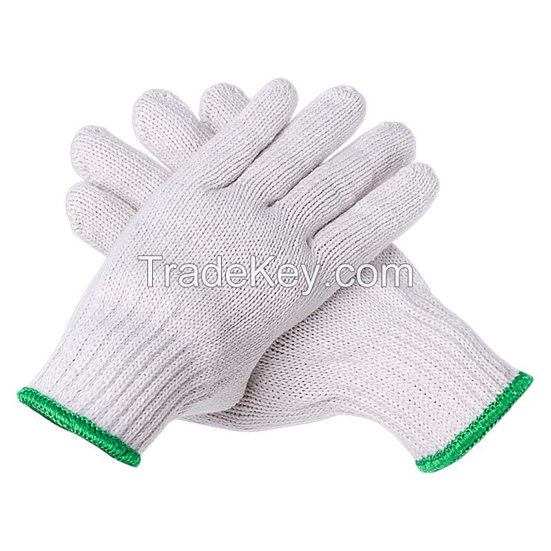 Cotton gloves work for protection