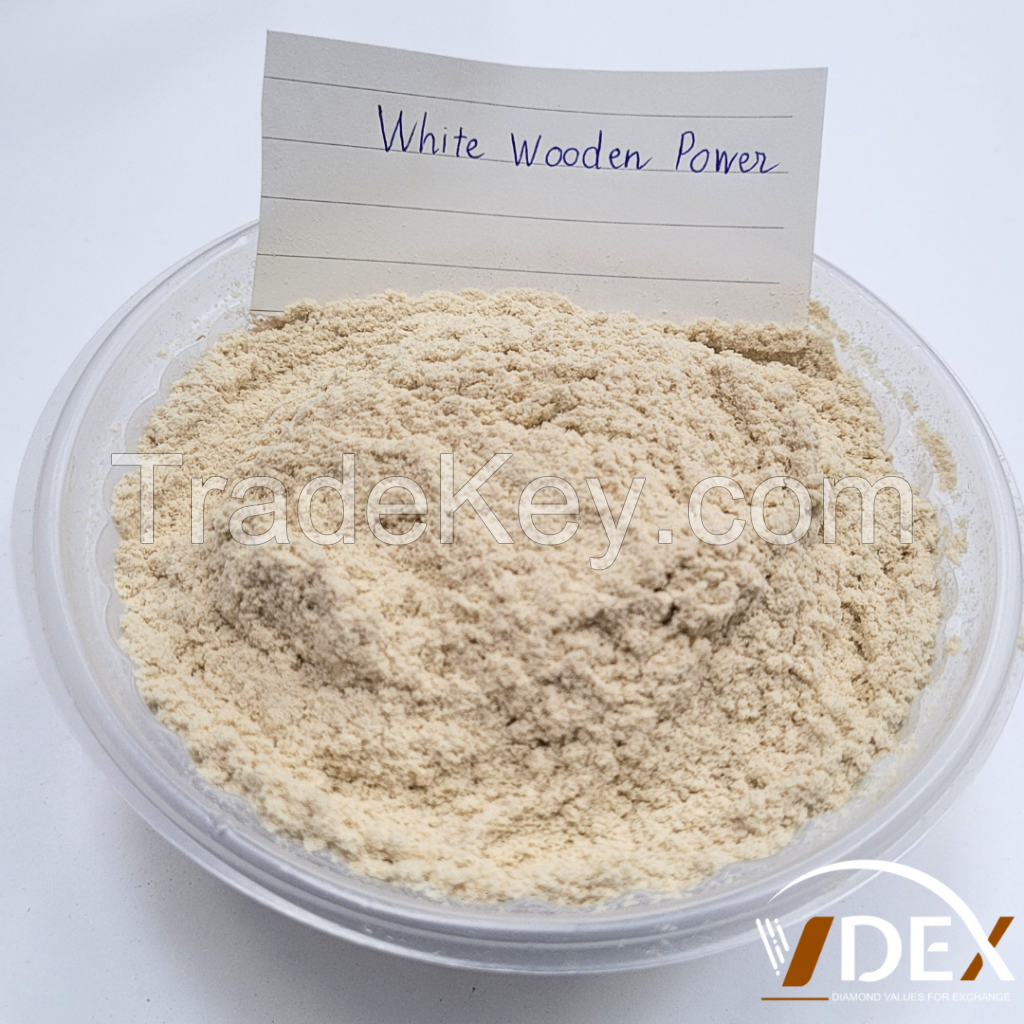 white wood powder