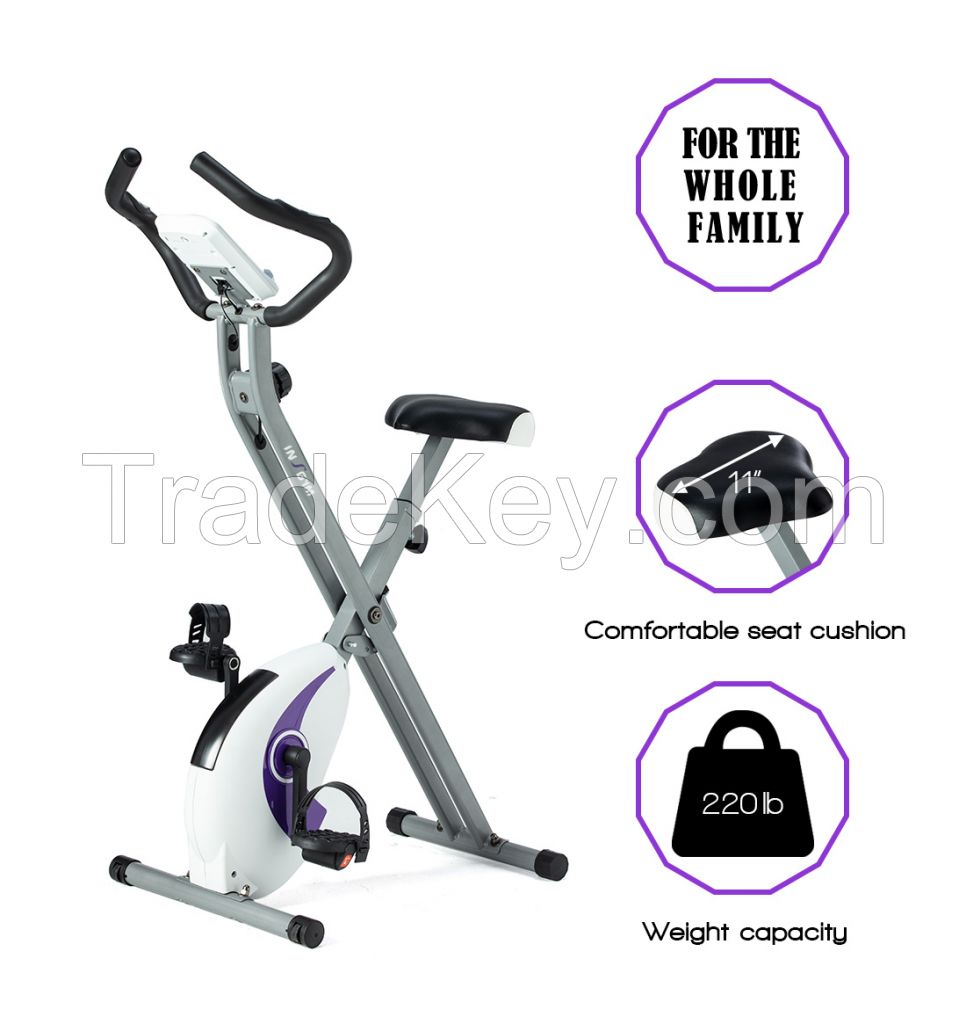 Kangsheng fitness bike magnetic control foldable spinning bike slimming fat burning magnetic control aerobic exercise equipment exercise lower limbs