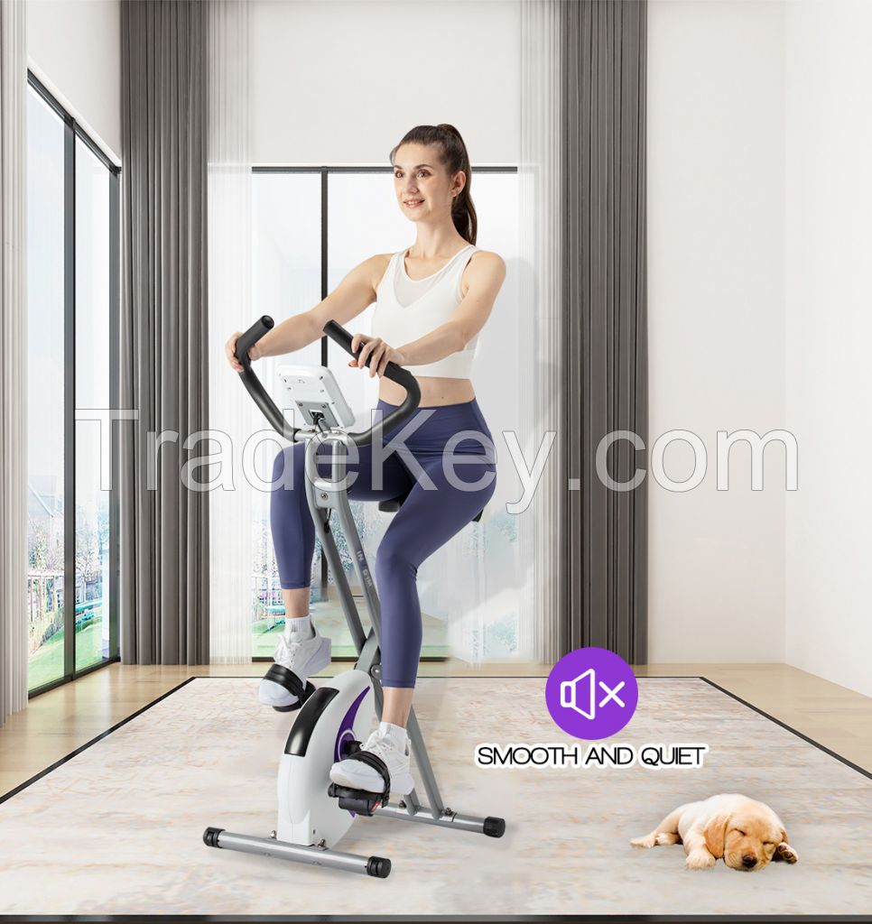 Kangsheng fitness bike magnetic control foldable spinning bike slimming fat burning magnetic control aerobic exercise equipment exercise lower limbs