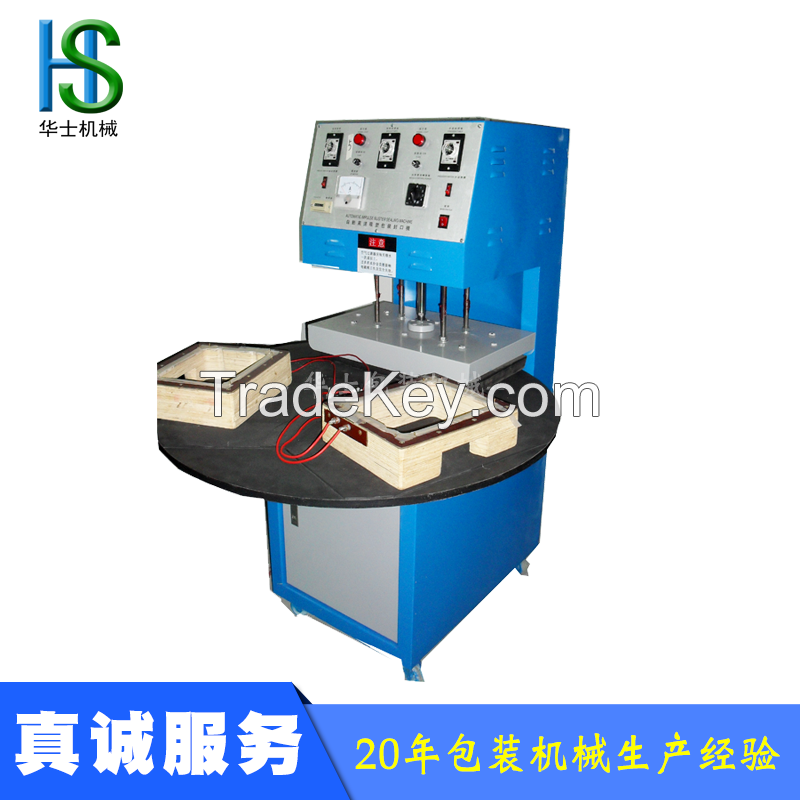 Plastic card blister sealing machines