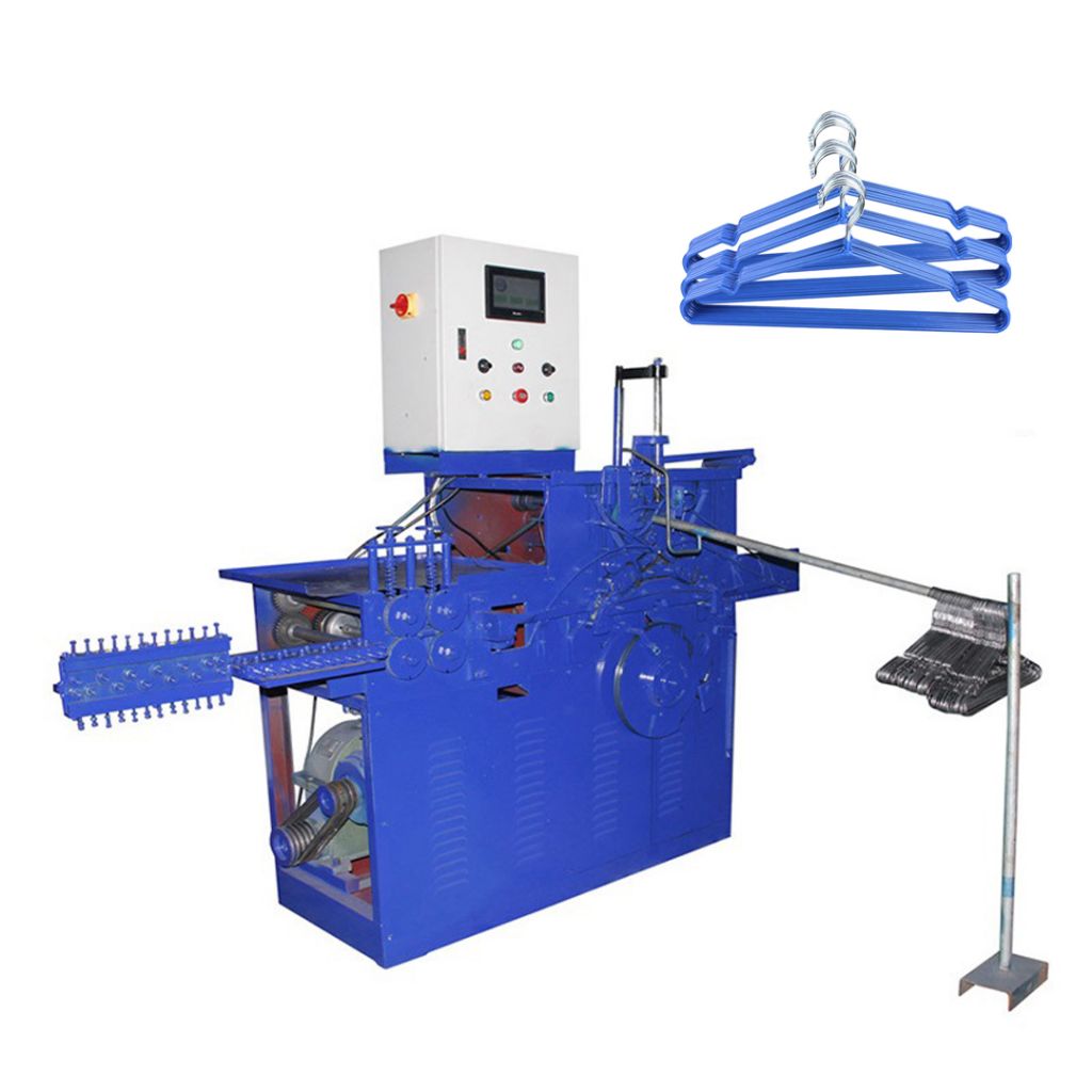 High speed wire hanger making machine