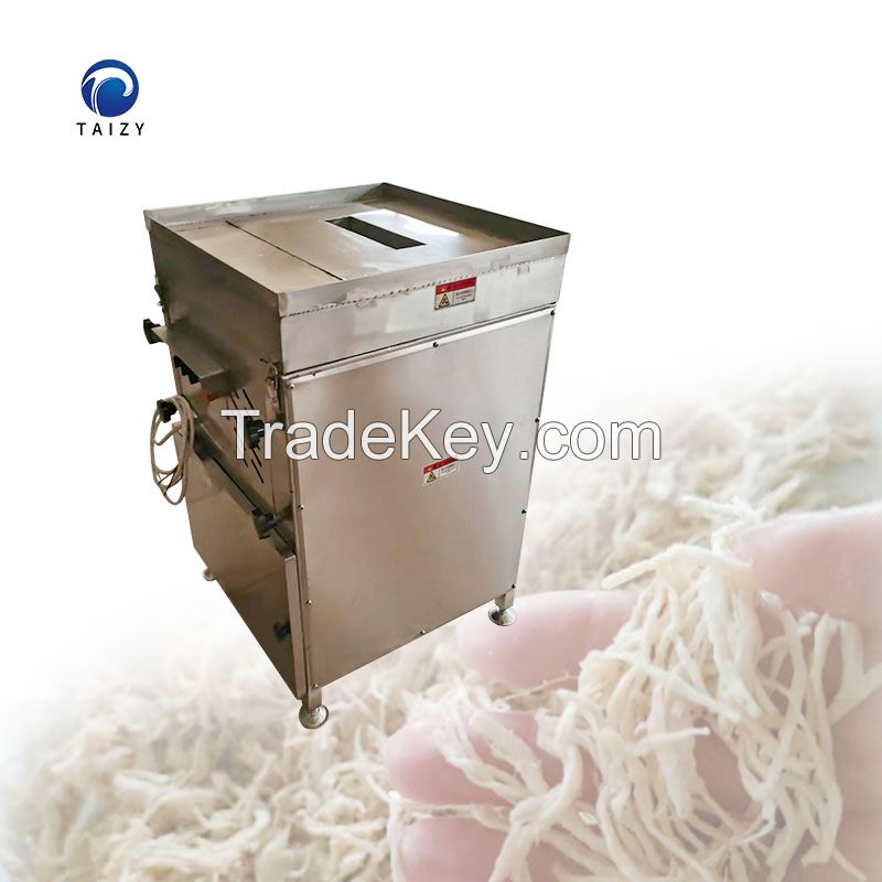 industrial cooked pork chicken duck meat cutting machine cooked meat shredder