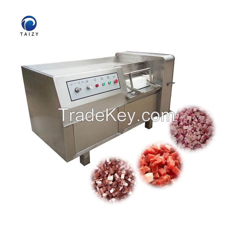 Chicken meat dicing machine beef dicing machine frozen pork cubes cutting machine