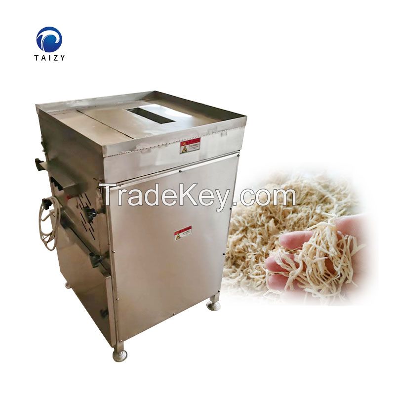 industrial cooked pork chicken duck meat cutting machine cooked meat shredder