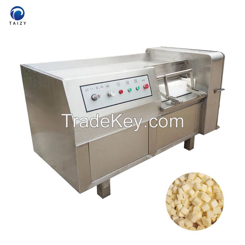 Chicken meat dicing machine beef dicing machine frozen pork cubes cutting machine