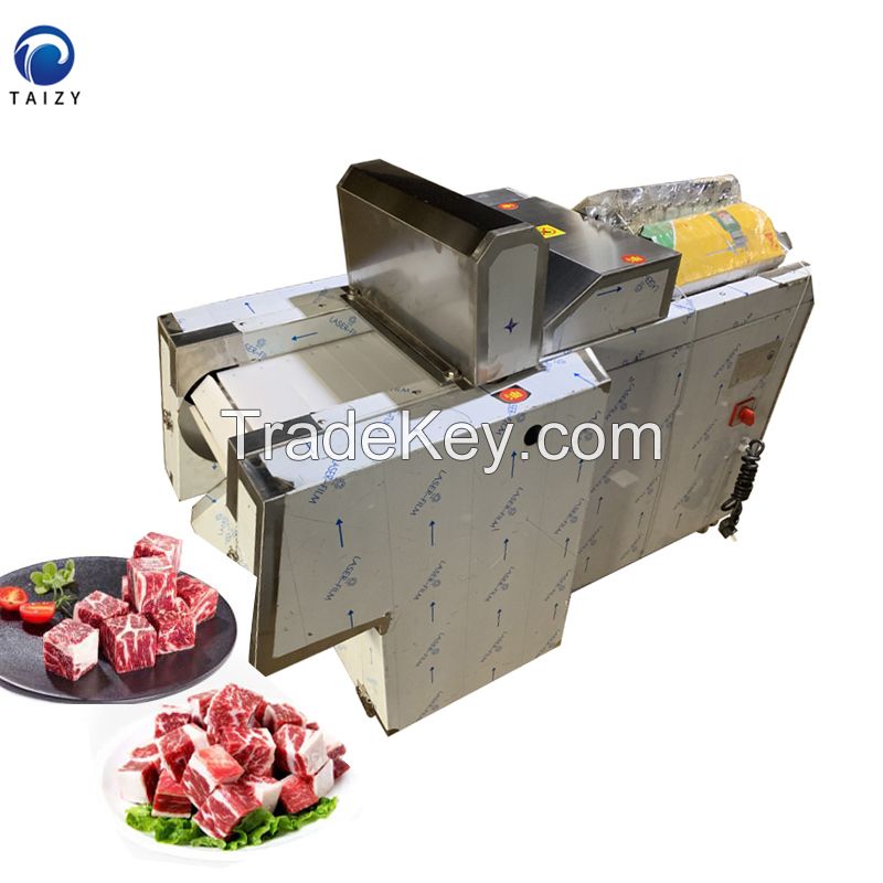 frozen pork cutter automatic chicken cutting machine meat cube cutting machine goat meat dicer meat cutting machine