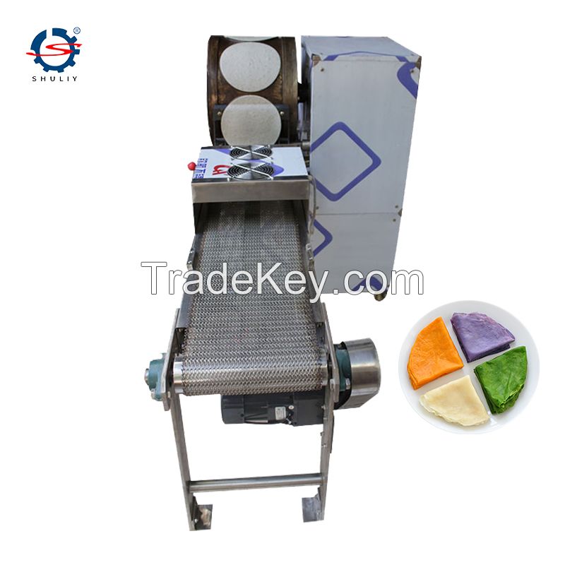 Automatic Square Round Spring Roll Wrapper Sheet Making Machine