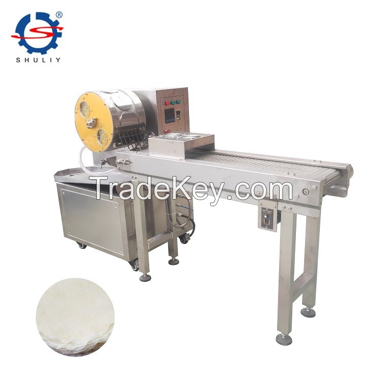 Automatic Square Round Spring Roll Wrapper Sheet Making Machine