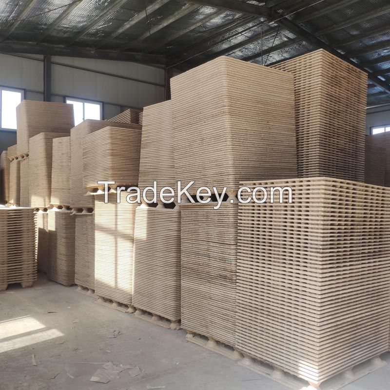 Rice straw husk sawdust waste wood bamboo pallet making machine