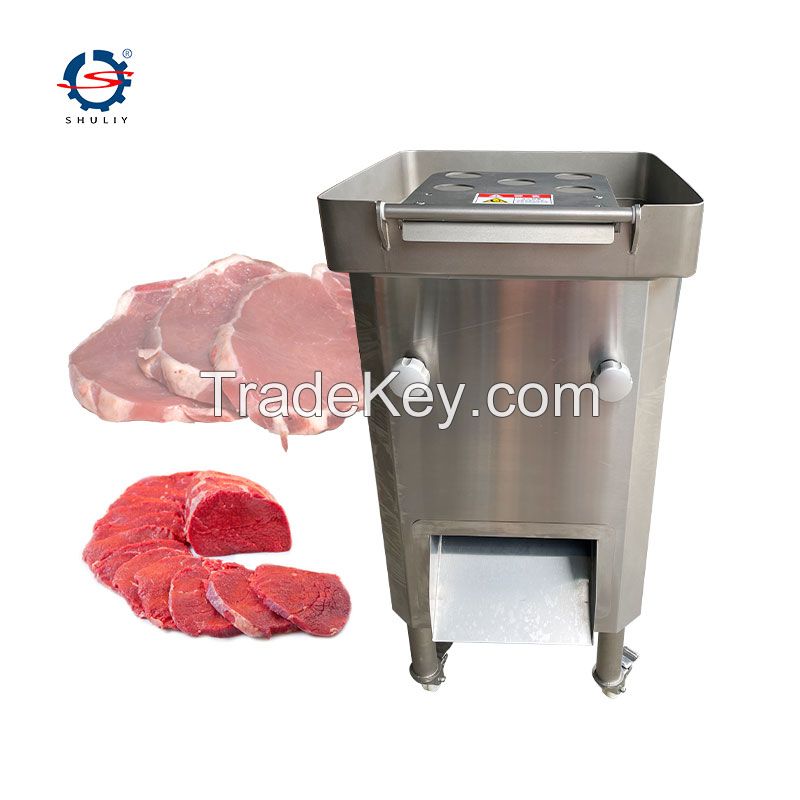 Industrial Beef Slicer Strips Cutting Machine for Meat Processing Factory