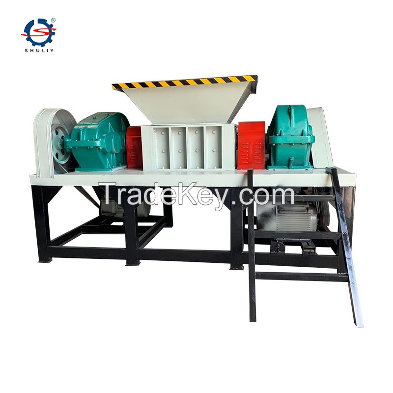 Professional Tyre Crusher Plastic Shredding Machine 