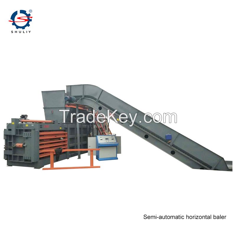 Fully Automatic Horizontal Carton Press Baling Machine baler Machine