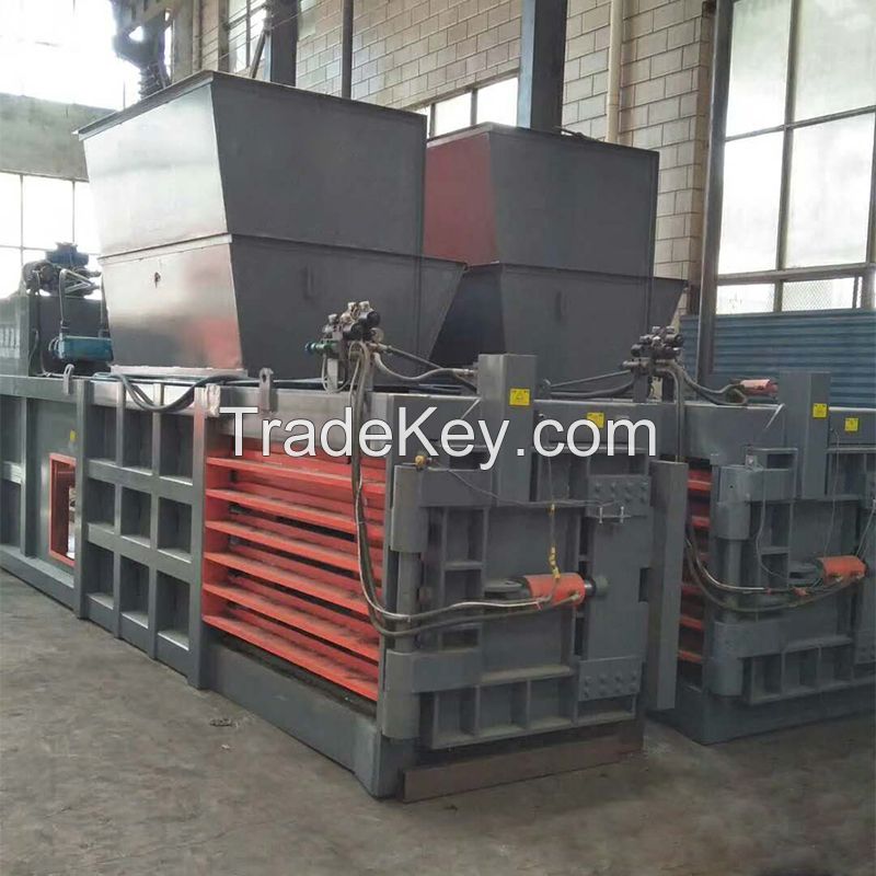 Fully Automatic Horizontal Carton Press Baling Machine baler Machine