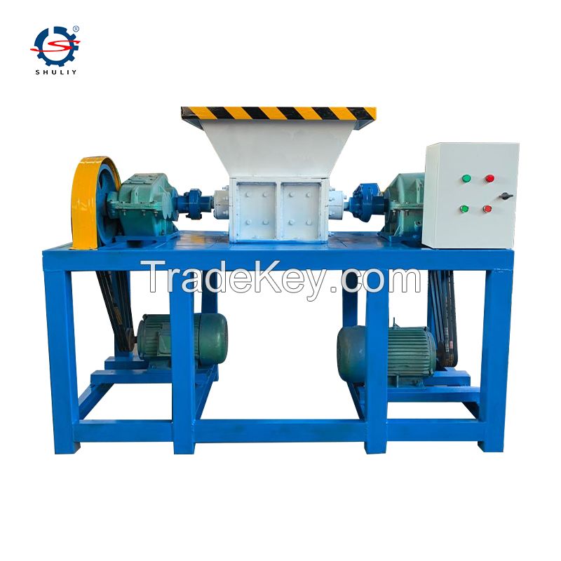 Professional Tyre Crusher Plastic Shredding Machine 