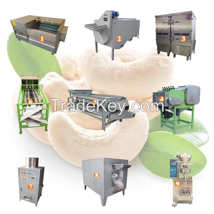 Automatic Cashew Grading Shelling Peeling Processing Production Line