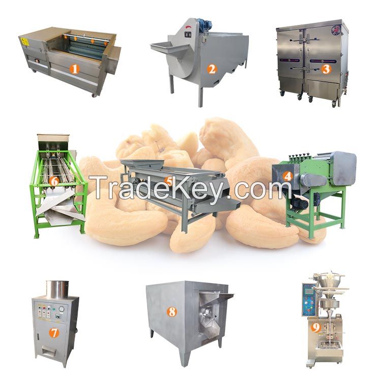 Automatic Cashew Grading Shelling Peeling Processing Production Line