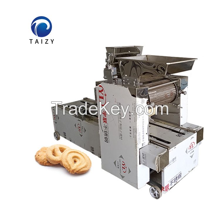 Automatic Shaft Biscuits Production Machine Computerized Cookies Making Line Dough Food Production Machinery Europe ISO