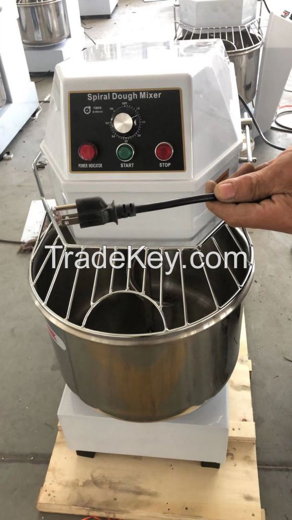 High quality 50 kg Dough Kneading machine/Spiral bread mixer /Flour dough mixer(100kg, 80kg,60kg,40kg,50kg available)