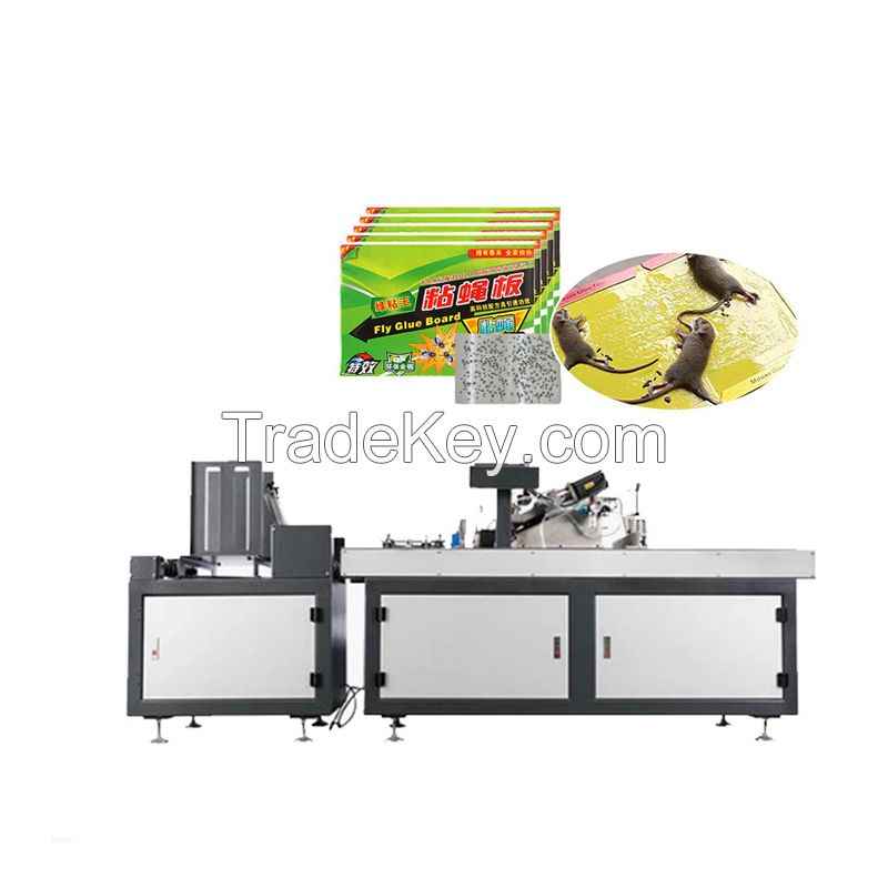 Hot melt mouse cockroach trap sticker board glue coating machine