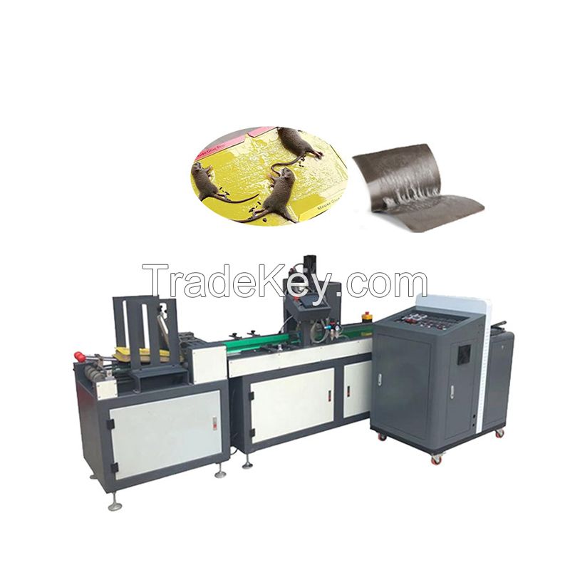 Hot melt mouse cockroach trap sticker board glue coating machine