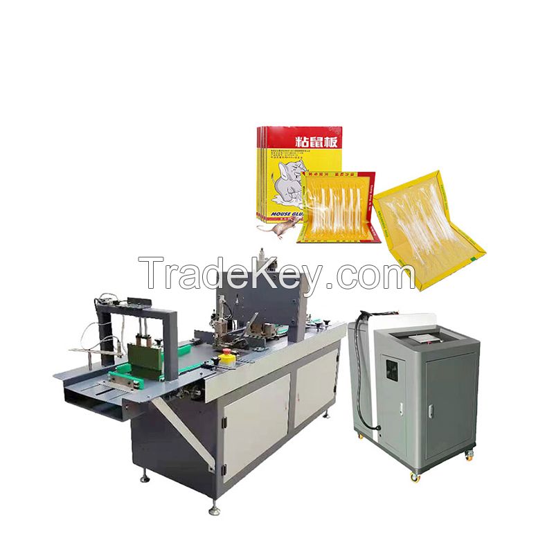 Hot melt mouse cockroach trap sticker board glue coating machine