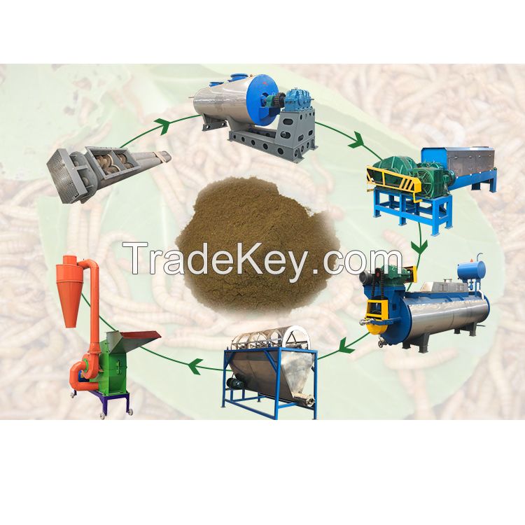 Fish flour process machine/tuna fishmeal machine with the fish oil making