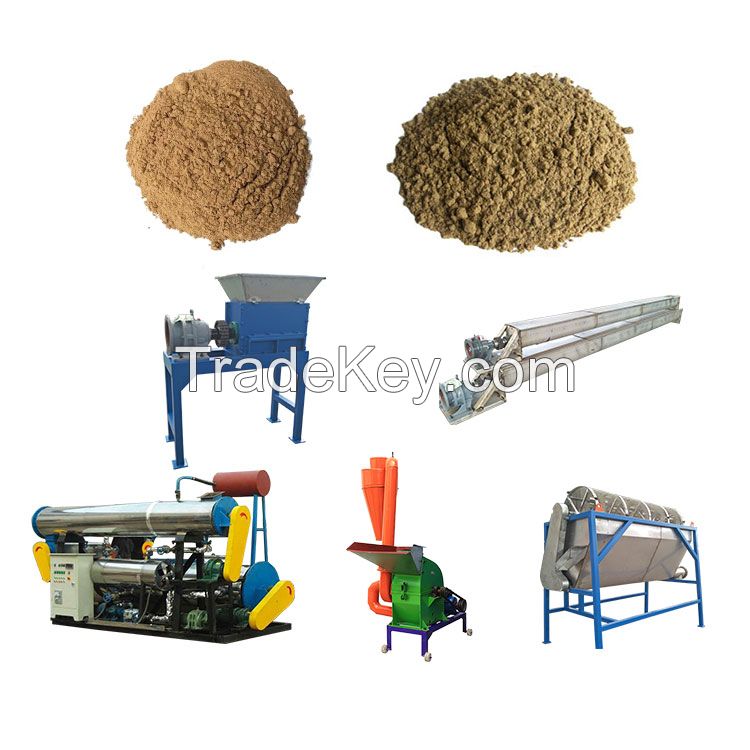 Fish flour process machine/tuna fishmeal machine with the fish oil making