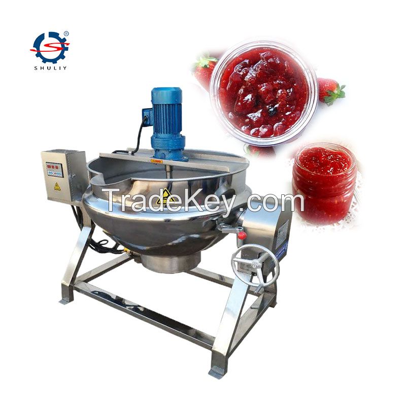 Peanut butter candy jacket kettle 200l jacket kettle steam jacketed kettle with agitator