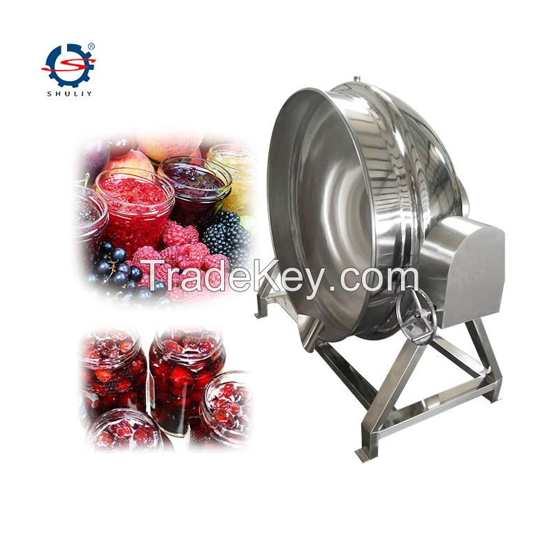 Peanut butter candy jacket kettle 200l jacket kettle steam jacketed kettle with agitator