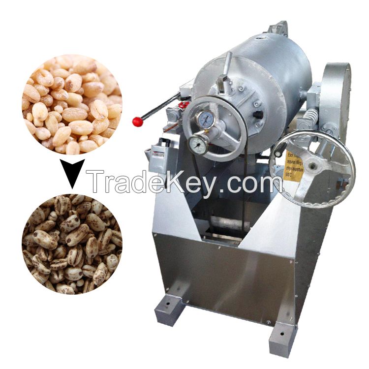 high quality automatic puffed rice machine breakfast cereal puffing machine