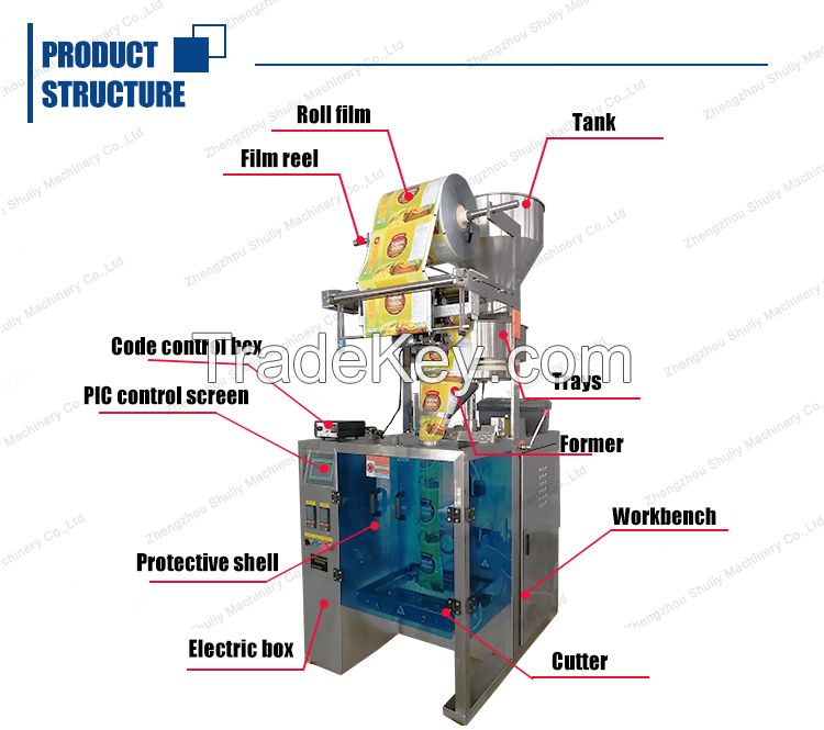 Automatic multi lane powder stick sachet packing machine 2 line sugar coffee stick packing 3 in 1 coffee stick packing machine