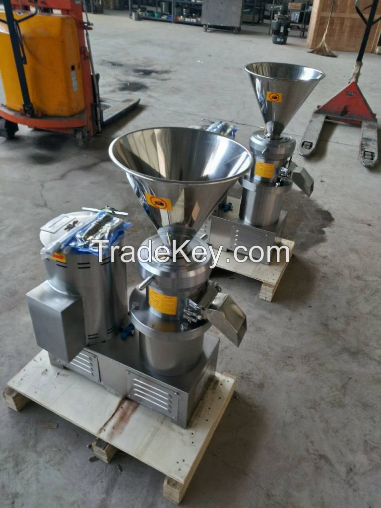 Different Simple Sankou Tube Mill Paste Grinding Making Machine Price Colloid Mill In Building Material Industry