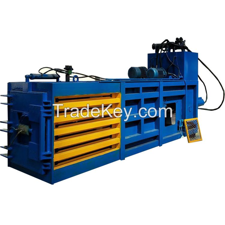 Customized hydraulic waste paper baler for sale cardboard baler horizontal bale press machine