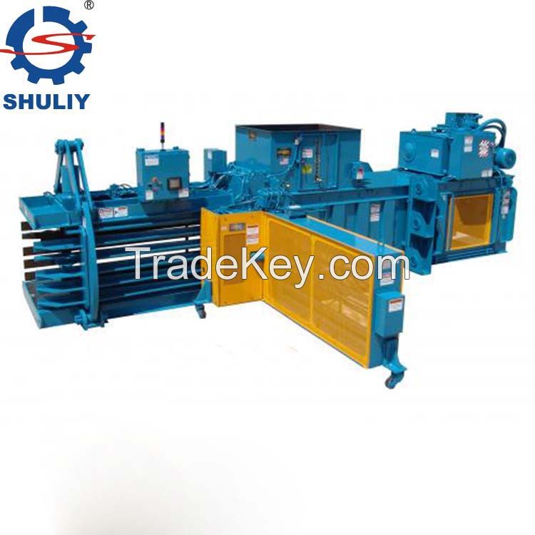 Customized hydraulic waste paper baler for sale cardboard baler horizontal bale press machine