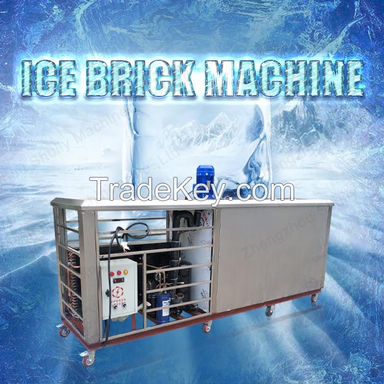 Factory Direct Sale Daily Output 3 ton Block Ice Maker brick ice making machine