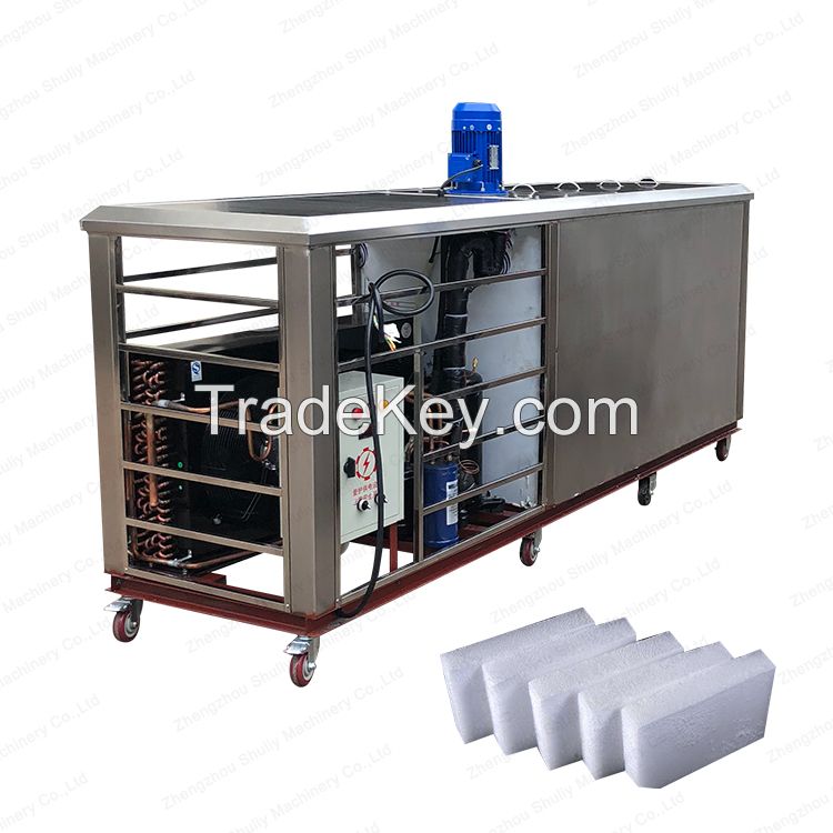 Factory Direct Sale Daily Output 3 ton Block Ice Maker brick ice making machine