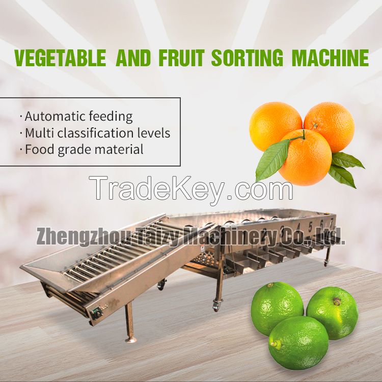 China Supplier Wholesale Automatic Orange Sorting Machine fruit and vegetable sorting machine potato grading machine