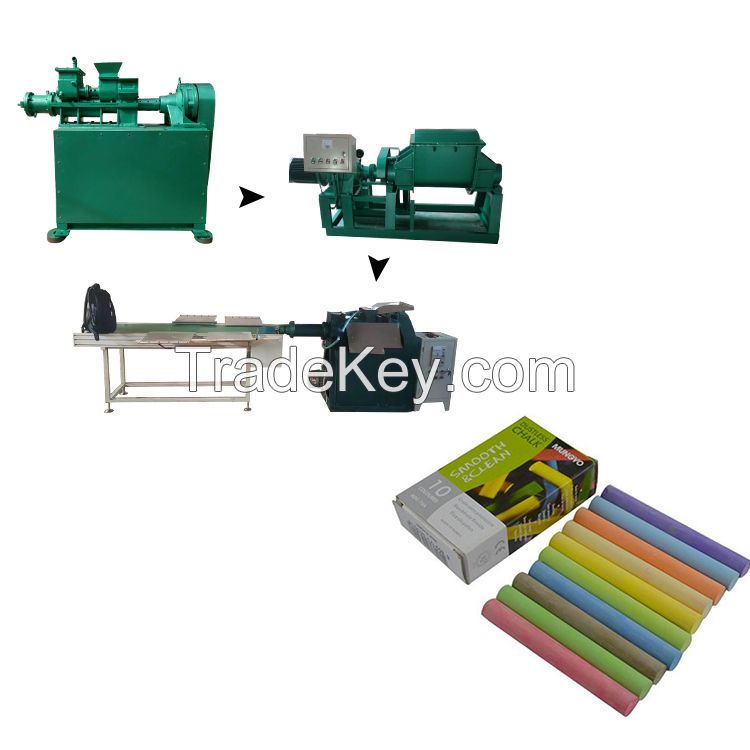 High quality Calcium Carbonate Chalk Extruder/dustless chalk Extruding making Machine/school chalk piece production line price