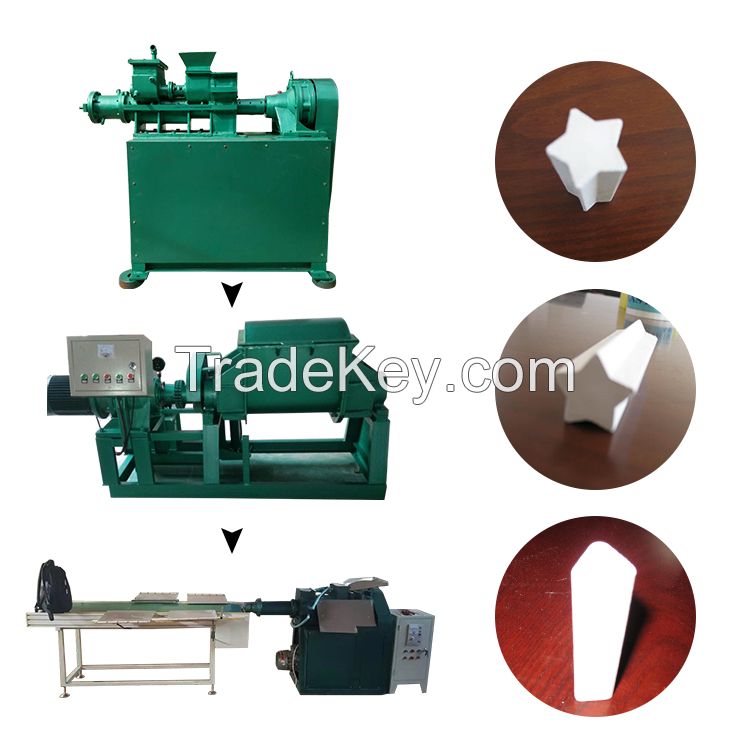 High quality Calcium Carbonate Chalk Extruder/dustless chalk Extruding making Machine/school chalk piece production line price