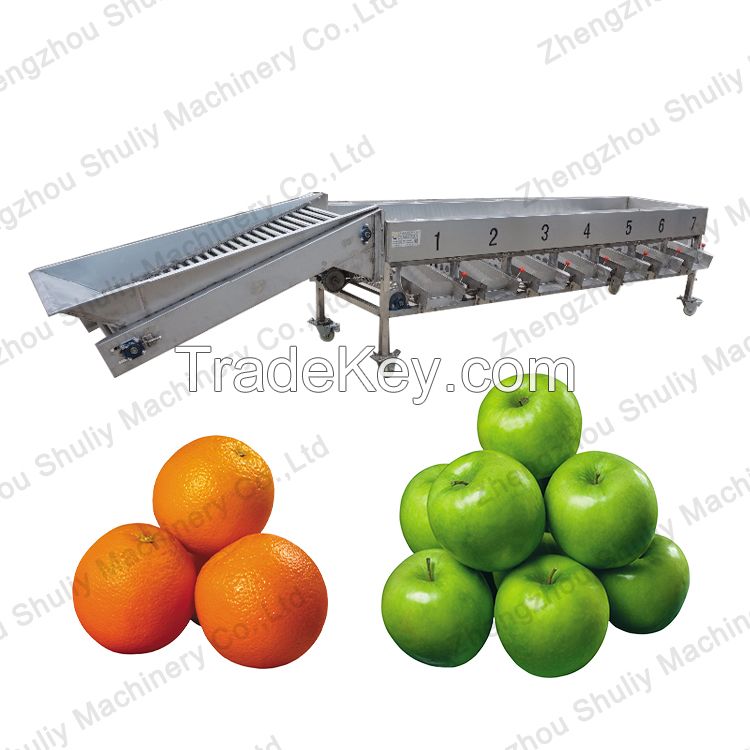 Fruit and vegetable sorting and grading machine,products sizer,fruit sorting and grading machine